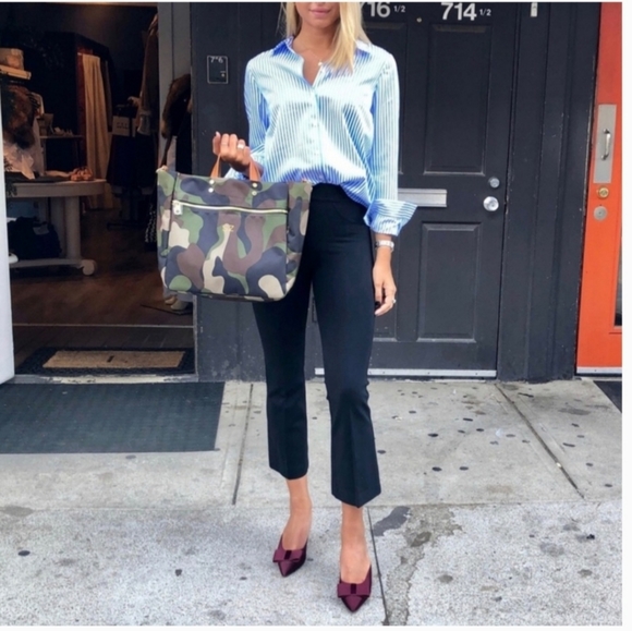 SPANX The Perfect Black Cropped Flare Pants - Picture 4 of 16